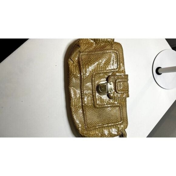 Women's Wristlet Faux Snake Skin Clutch Wallet‎ with Zipper Pocket Pouch - Picture 3 of 9